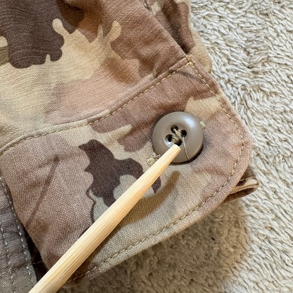 3sixteen Men Small Made USA Camo Button Up Shirt Jacket Classic Workwear Utility - Picture 8 of 16